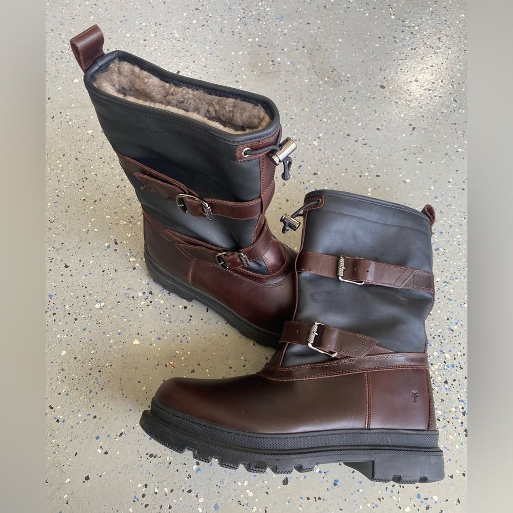 Like New! Frye Riley Trek Waterproof Leather Boots Mens 10.5